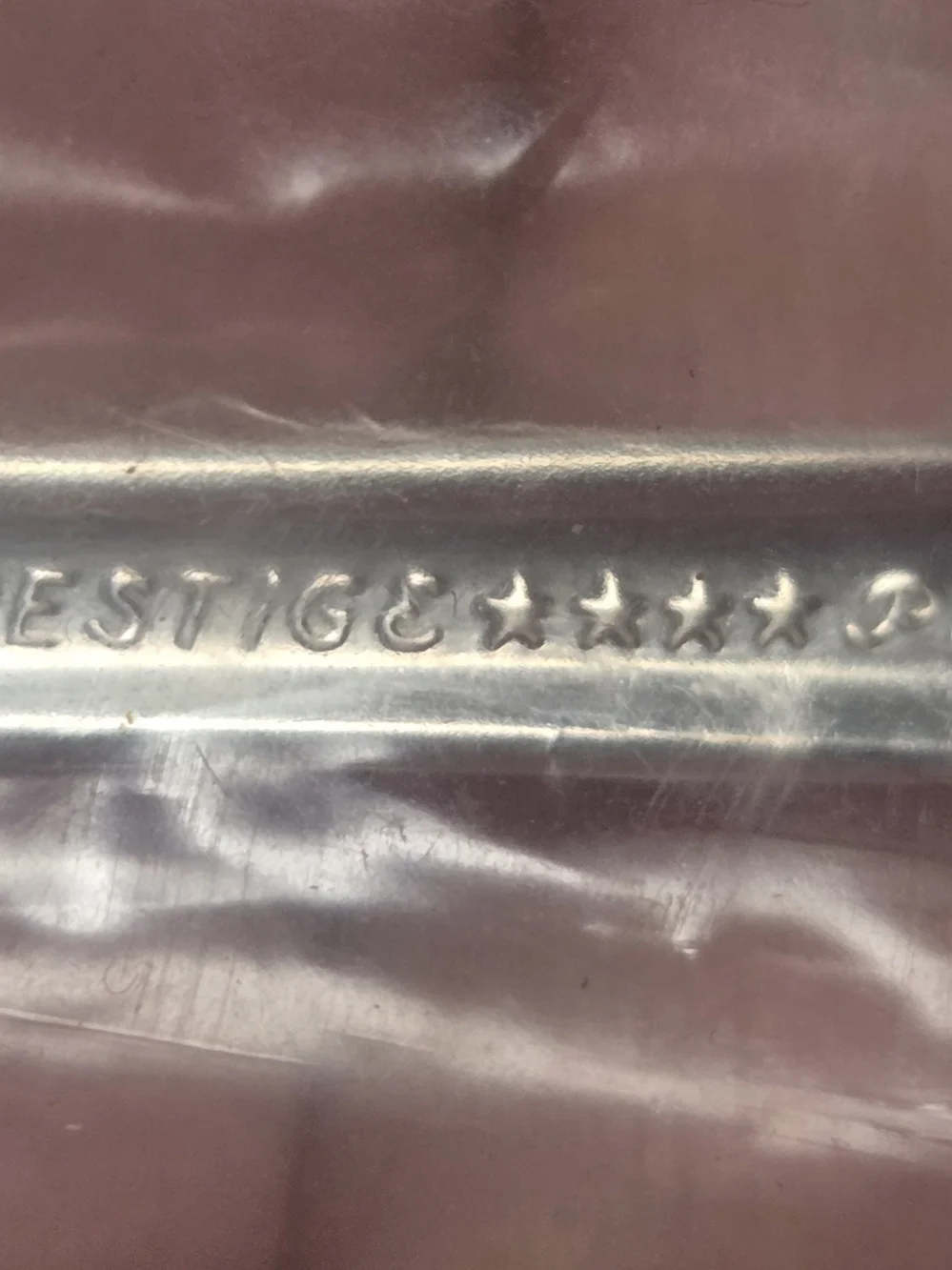 Lot of 4 Vintage Sealed Oneida 1938 Grenoble Stainless Steel Teaspoons ~ Bin O